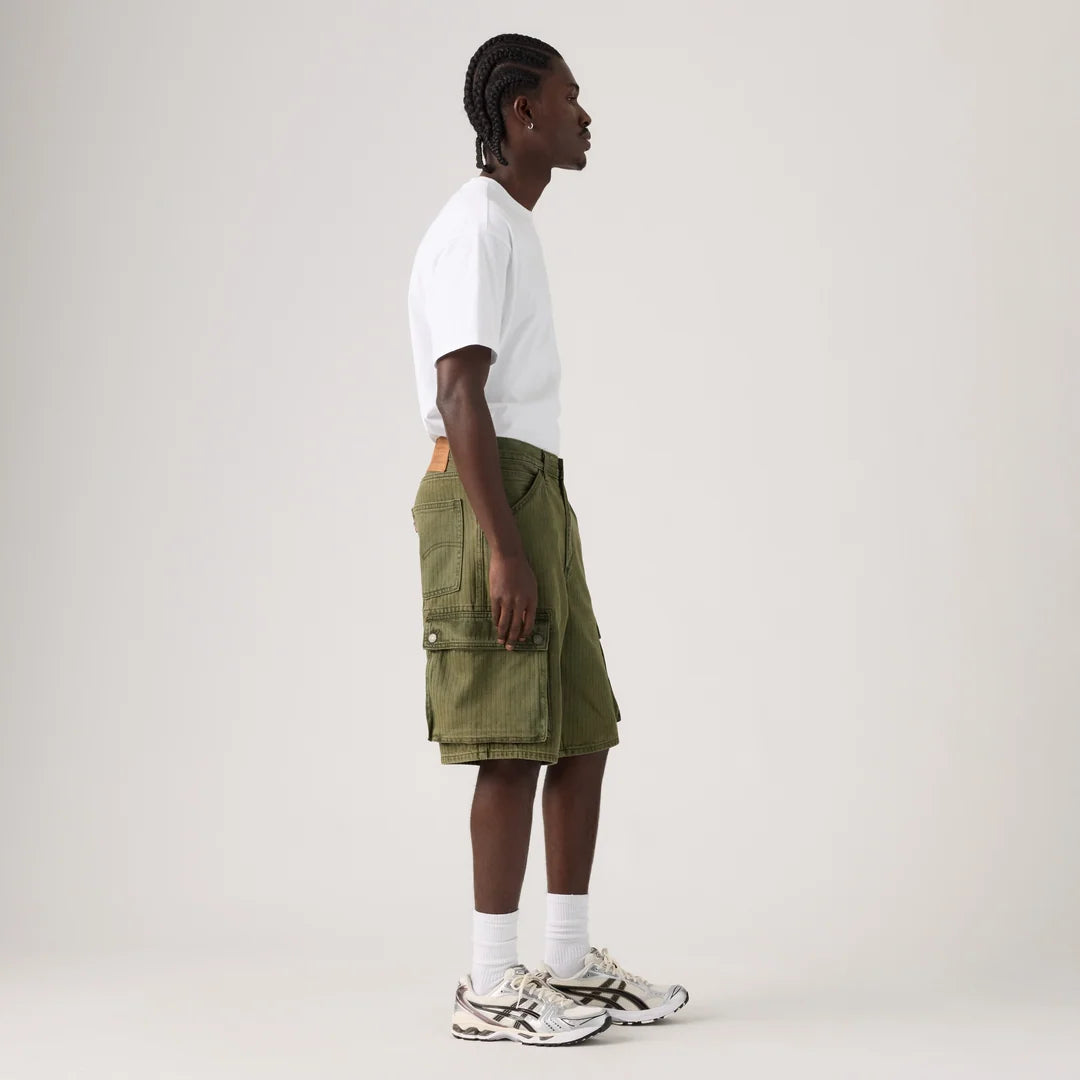 478 Baggy Shorts in Forest Badge OD