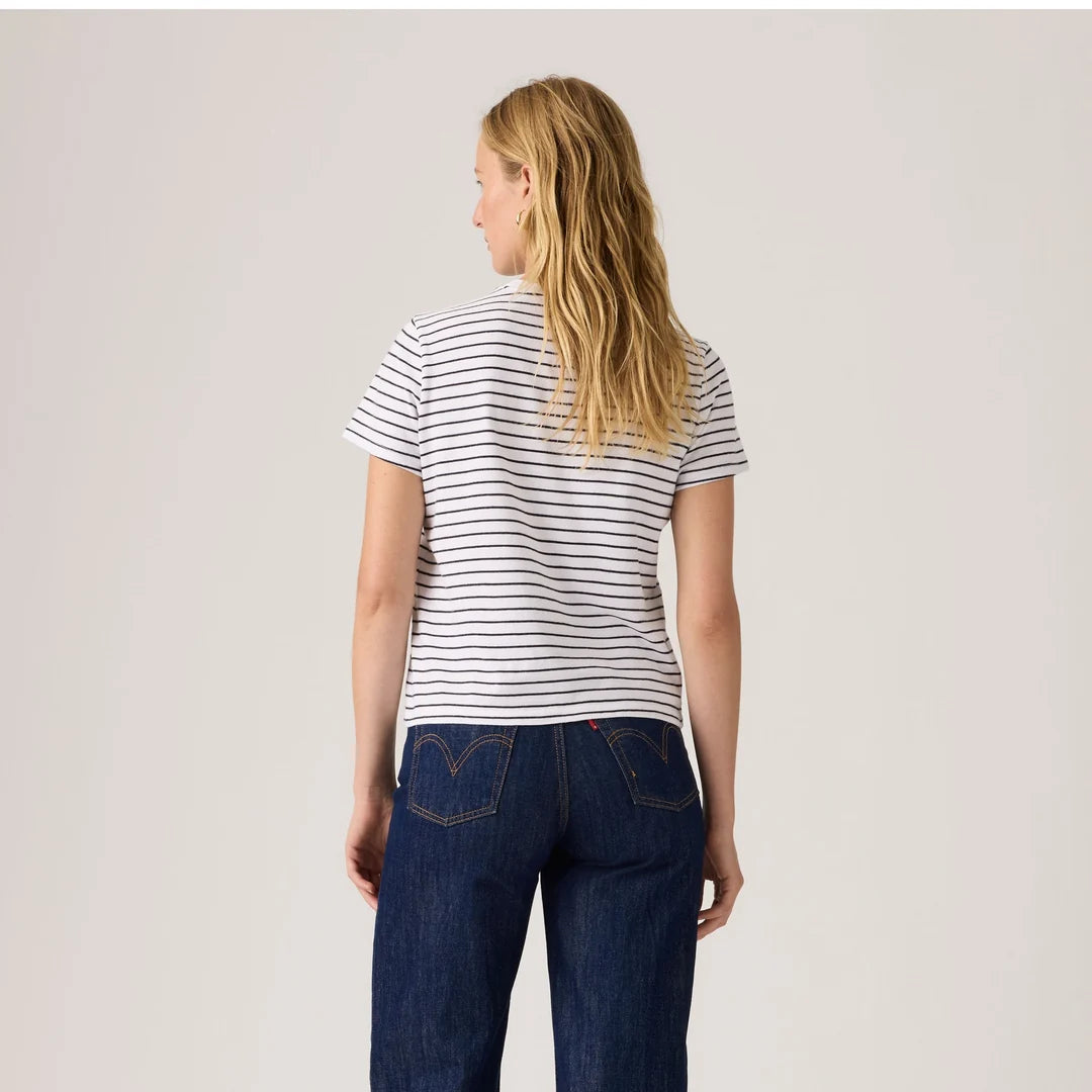 Favourite Cotton Tee in Course Stripe