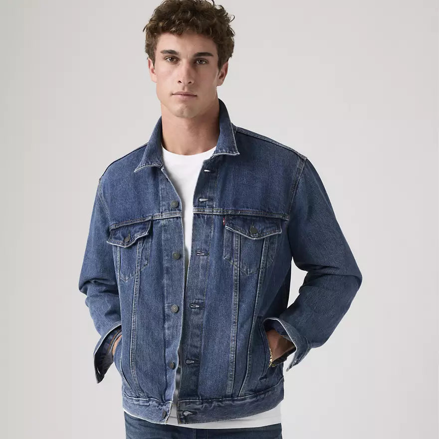 M Trucker Jacket in Medium Stonewash