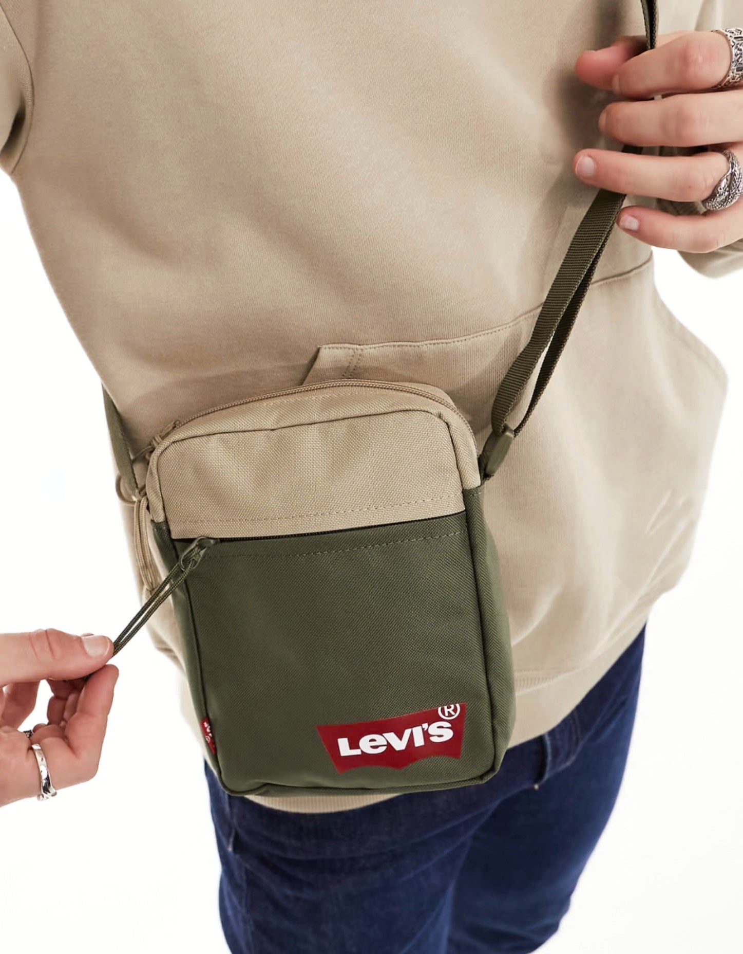 Mini Crossbody Bag in Army Green