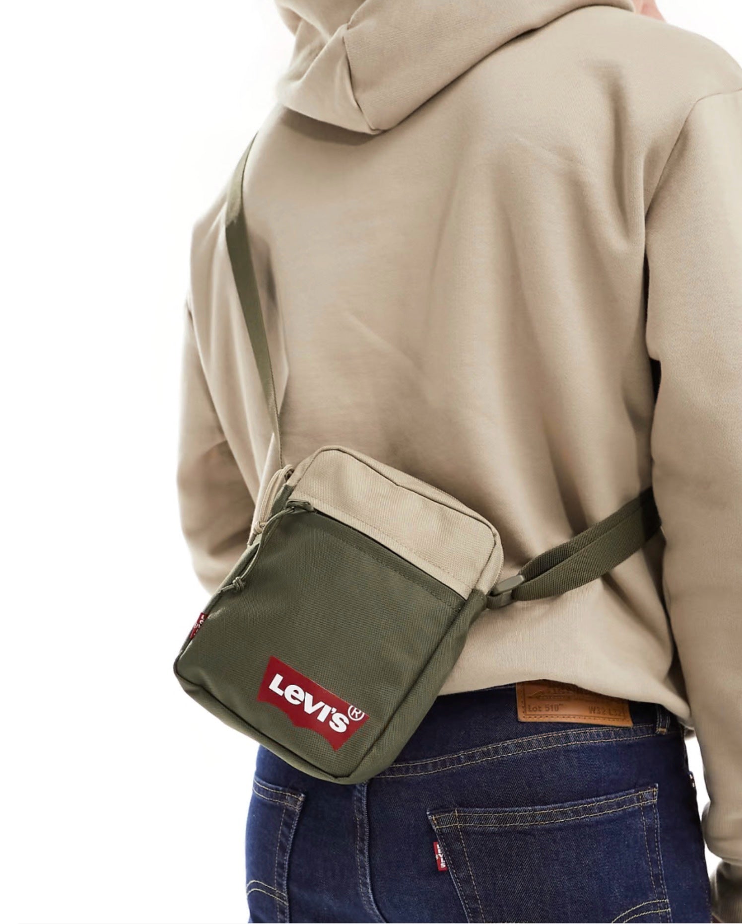 Mini Crossbody Bag in Army Green
