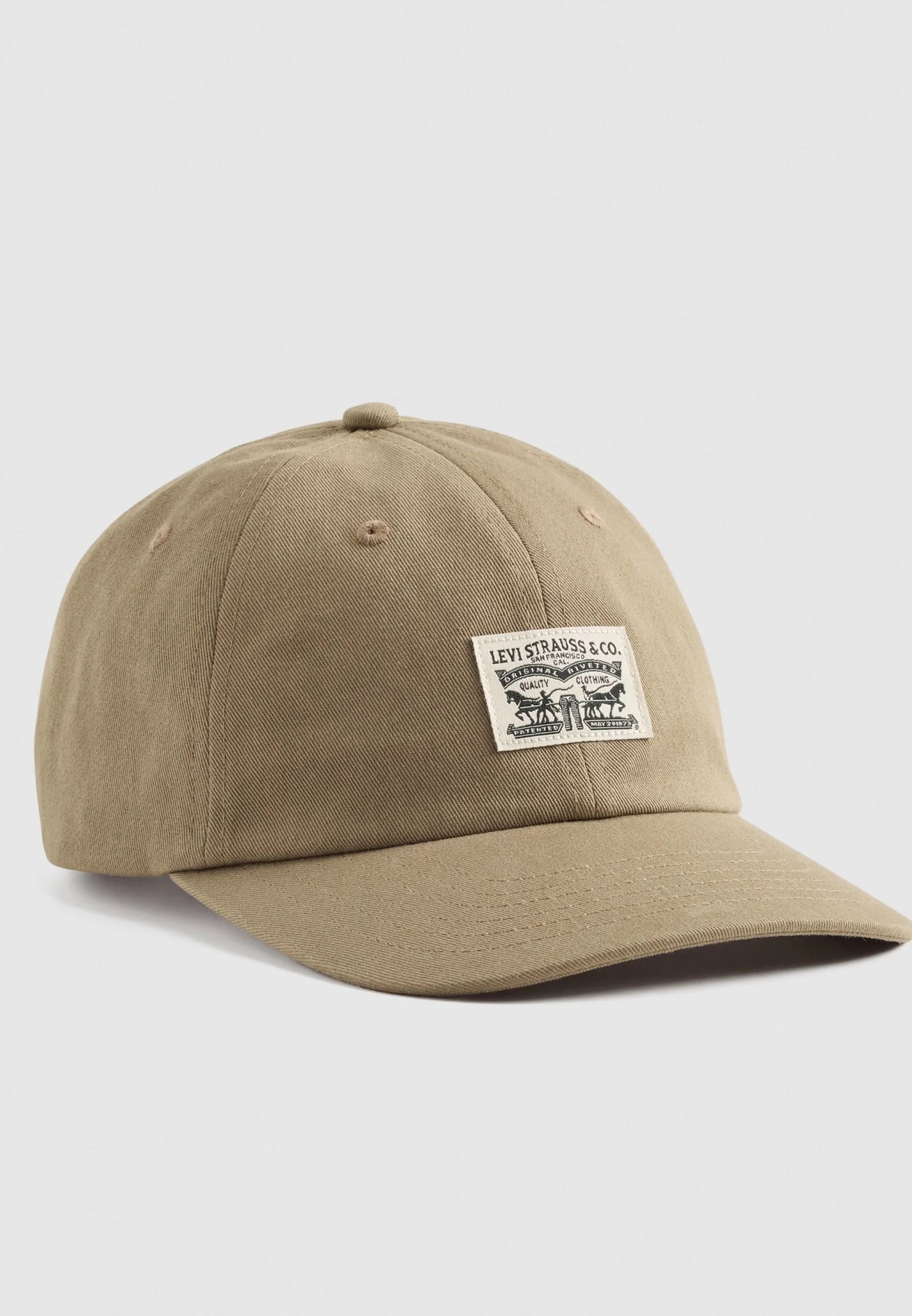 Relaxed Dad Heritage Cap in Dark Khaki
