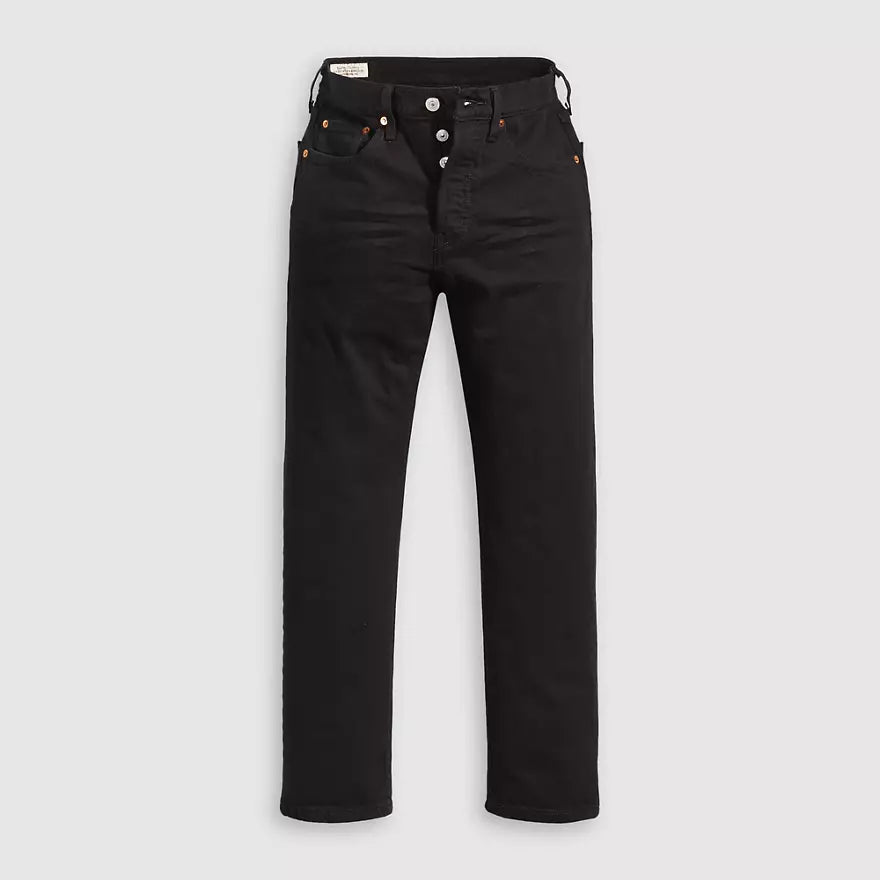 W 501 Crop Jean in Black Sprout
