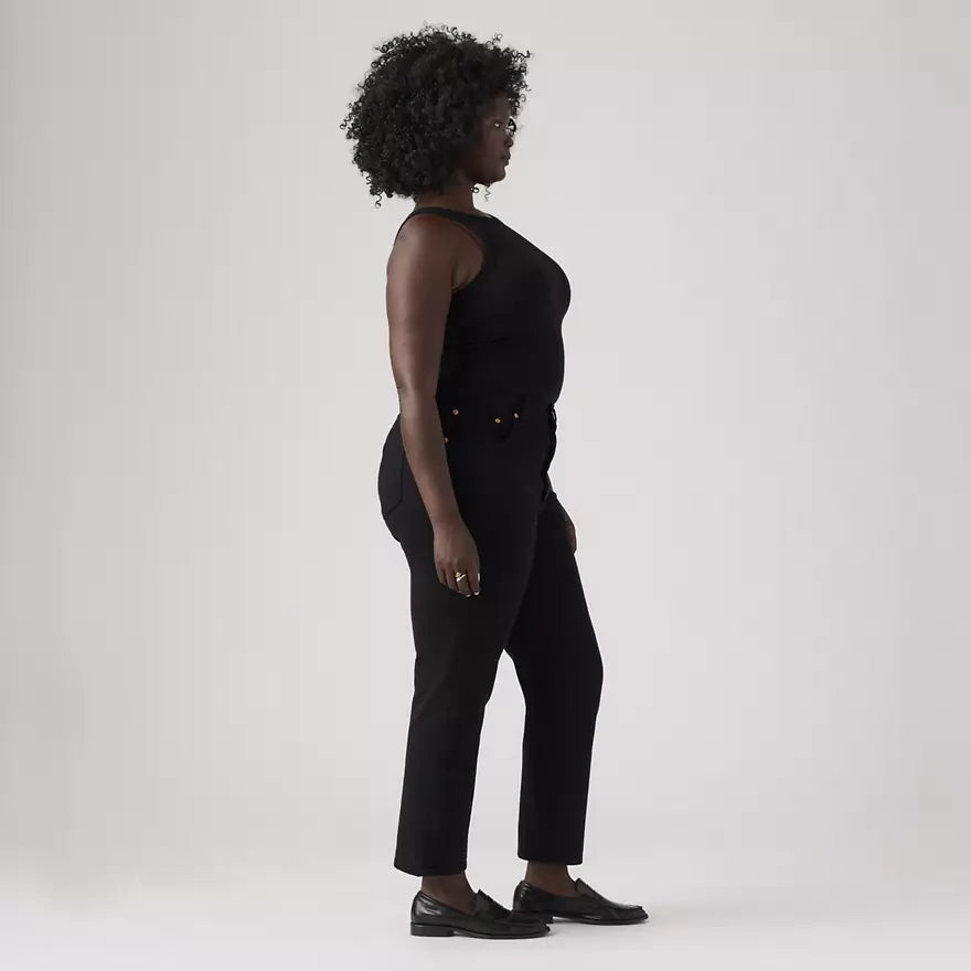 W 501 Crop Jean in Black Sprout