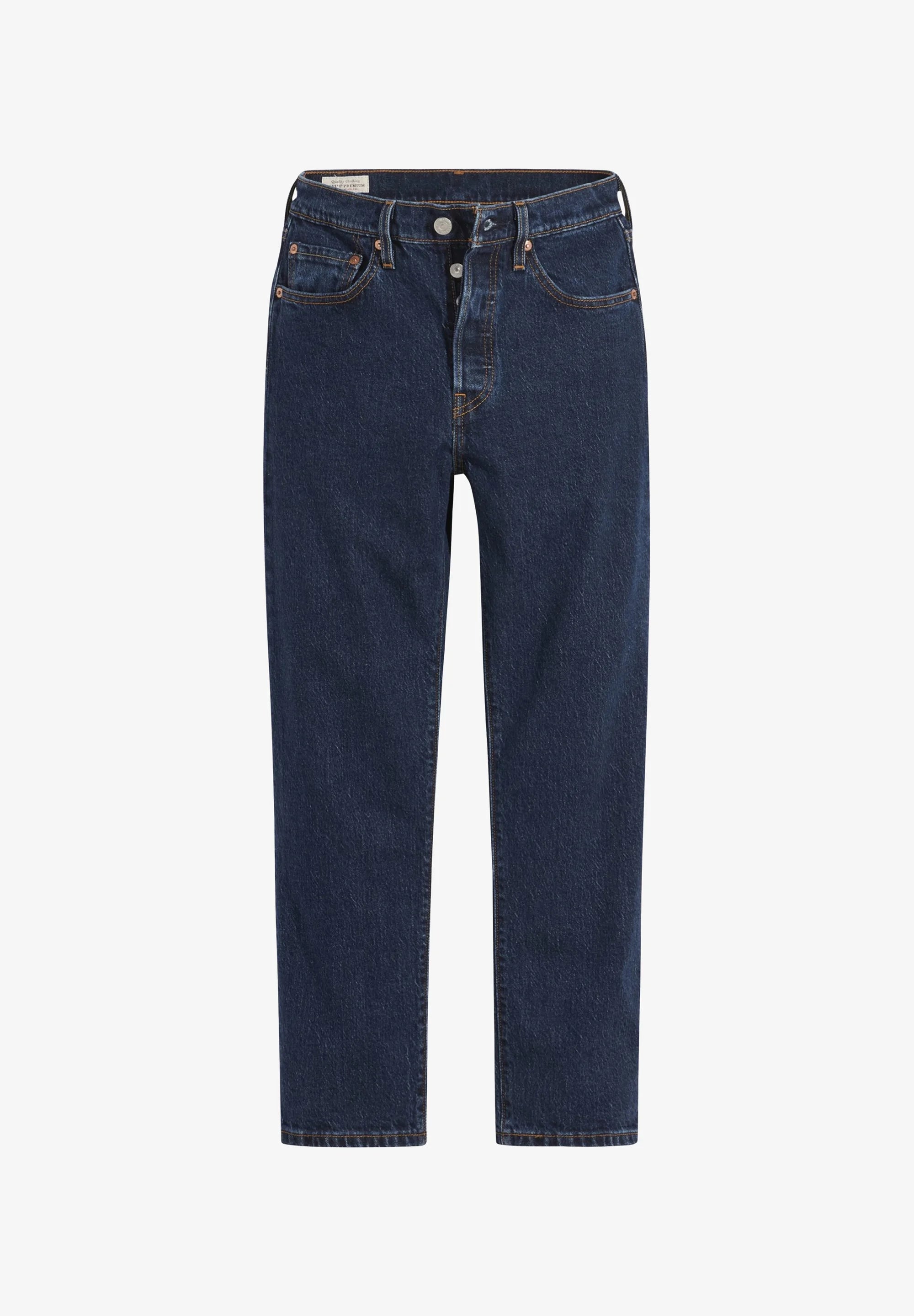 W 501 Crop Jean in Salsa Stonewash