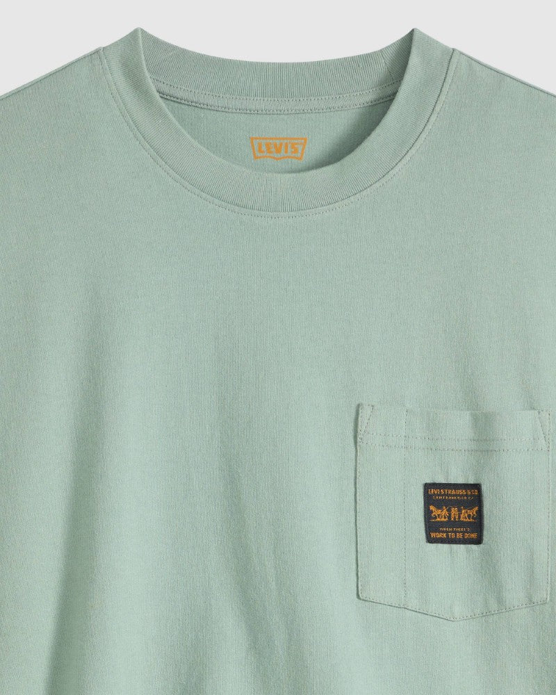 Workwear Pocket Tee in Chinois Green