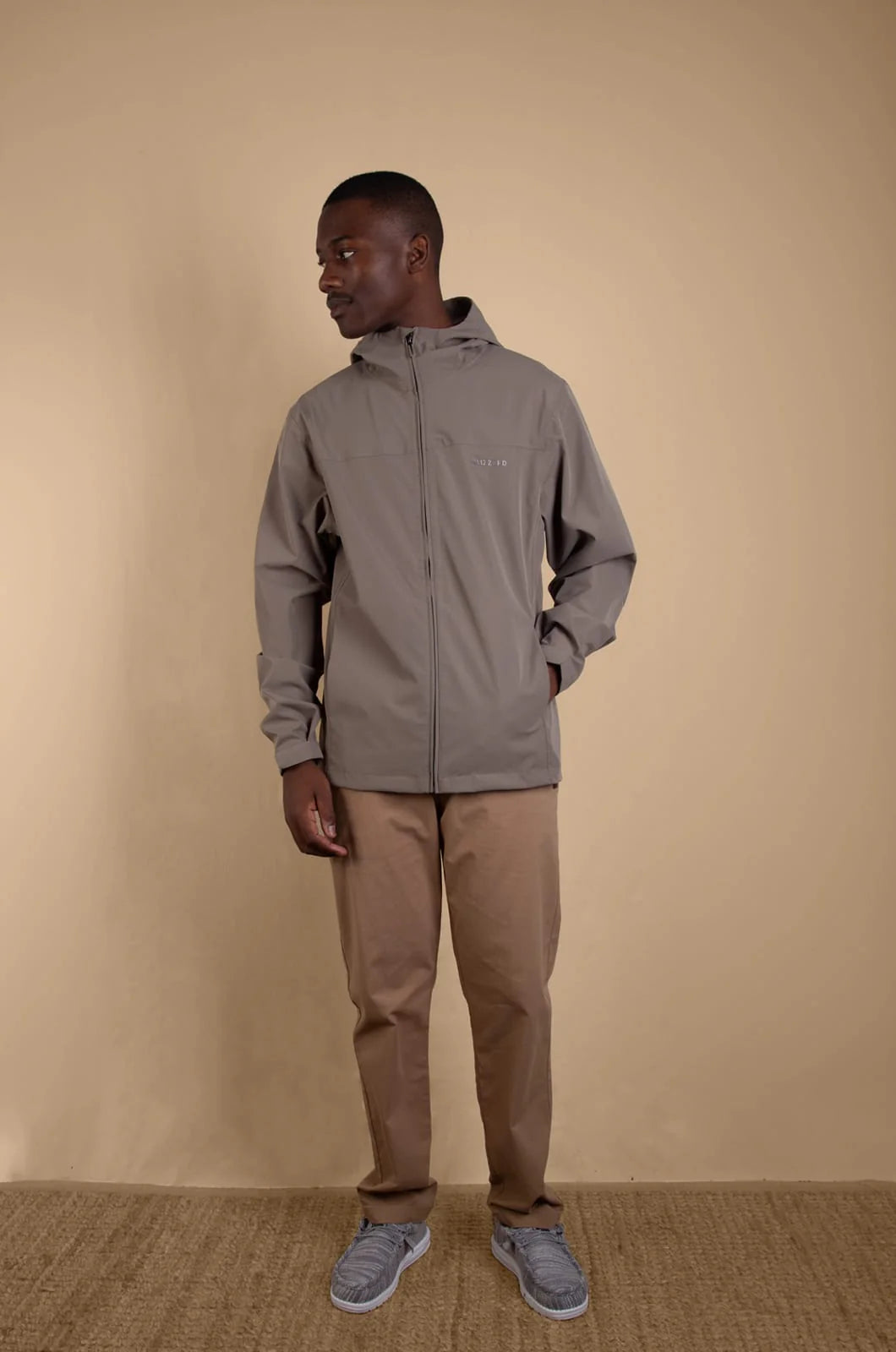 Acropor Hooded Jacket in Fallen Rock