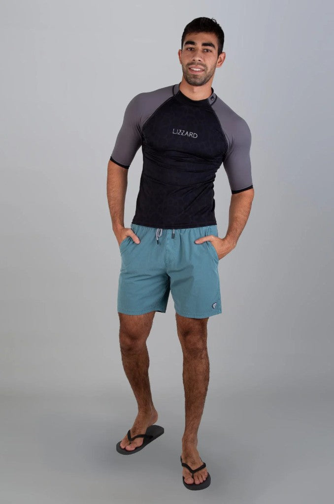 Banner Boardshort in Smoke Blue