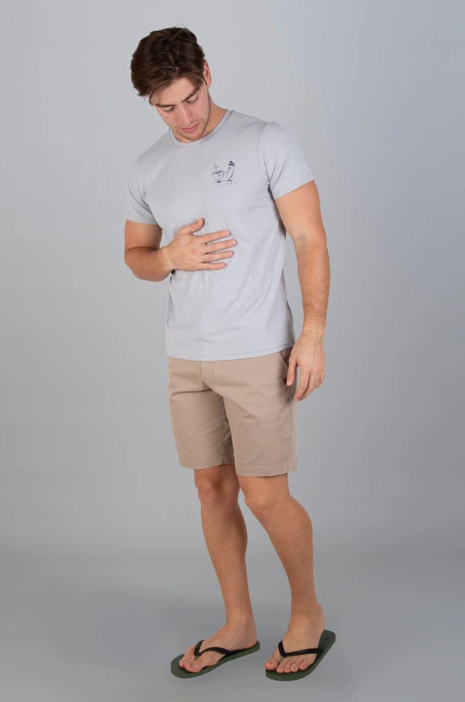 Carel SS Tee in Dawn Blue