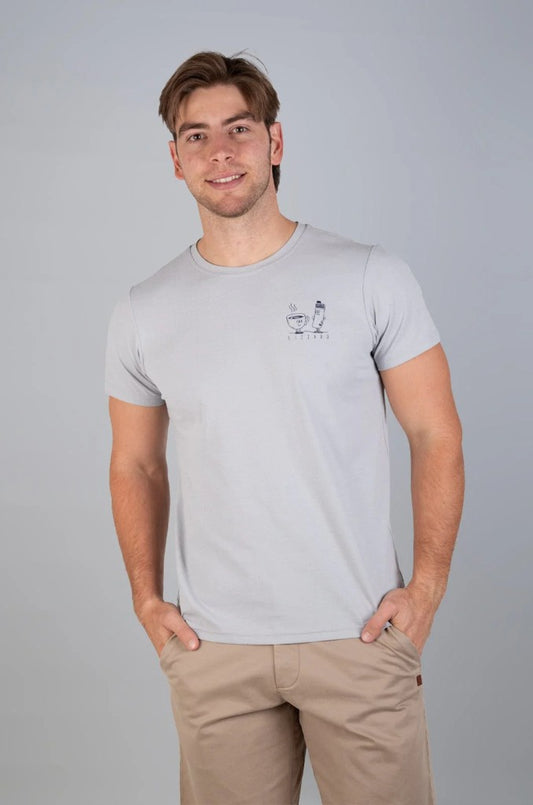 Carel SS Tee in Dawn Blue