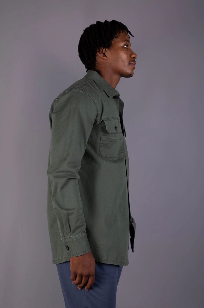 Earnest LS Button Up in Deep Depths