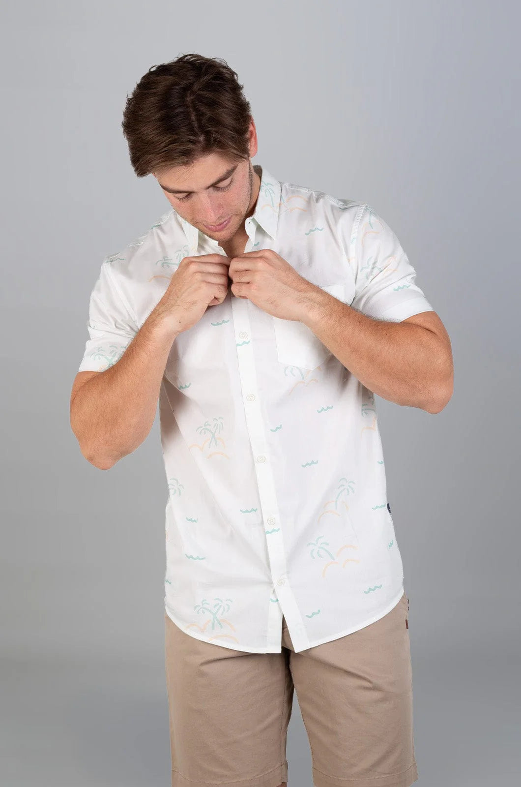 Endolito Woven Shirt in Cannoli Cream