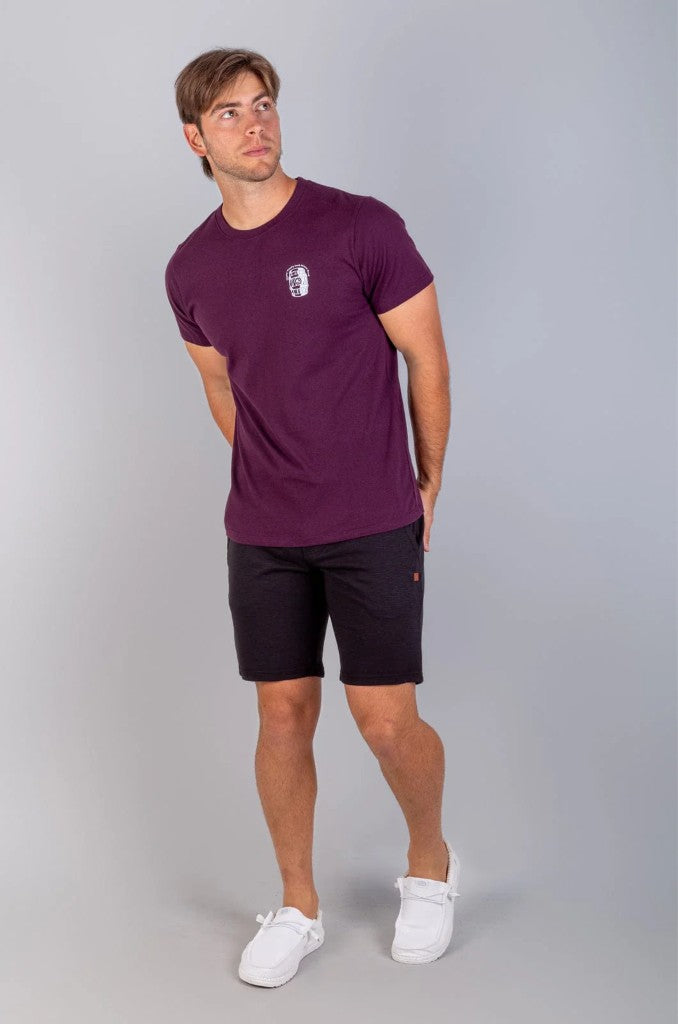 Fjord SS Tee in Plum