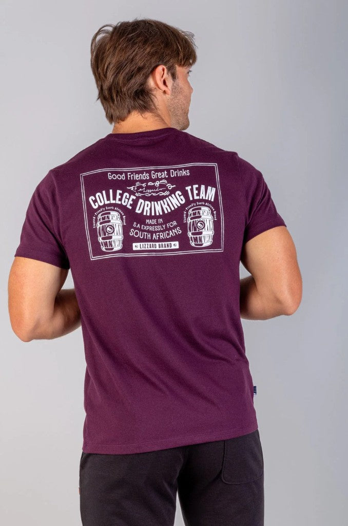 Fjord SS Tee in Plum