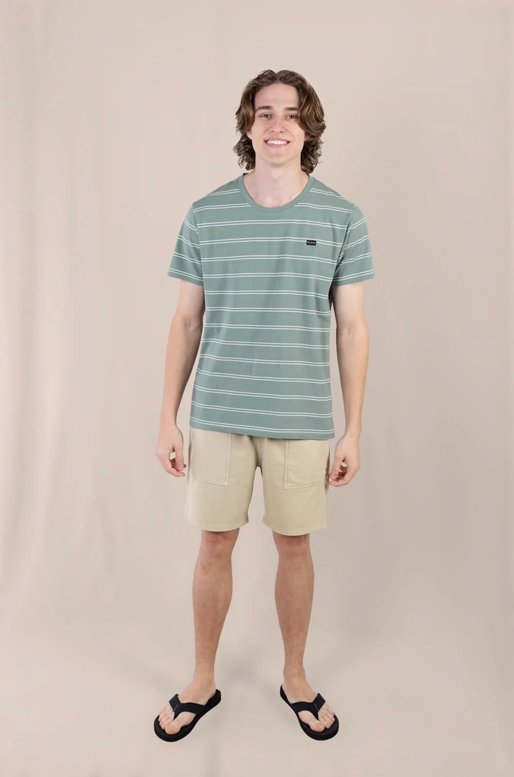 Frogg SS Tee in Thin Stripe