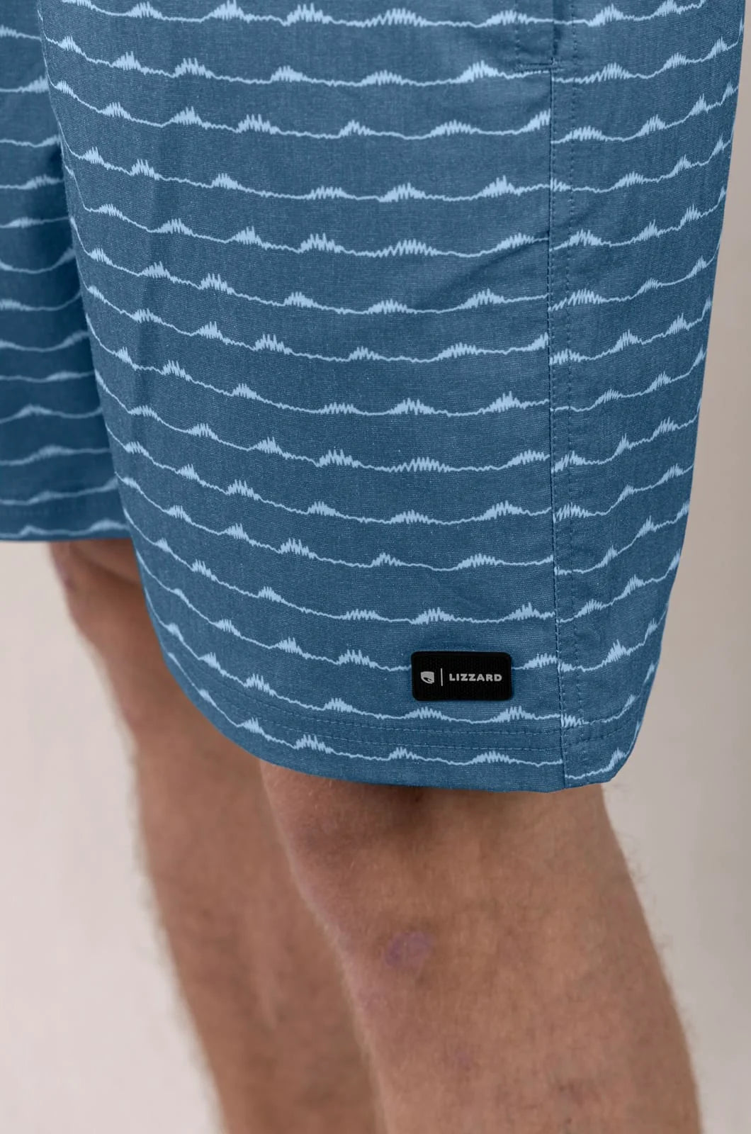 Gary Elasticated Boardie in Waves