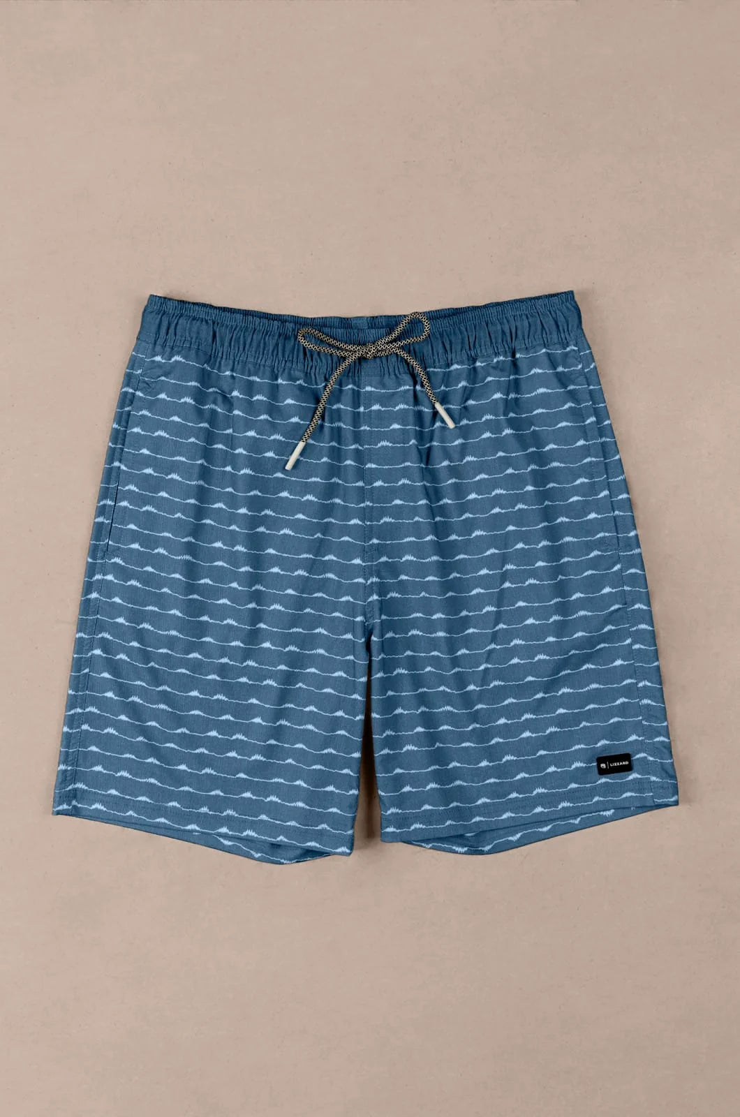 Gary Elasticated Boardie in Waves