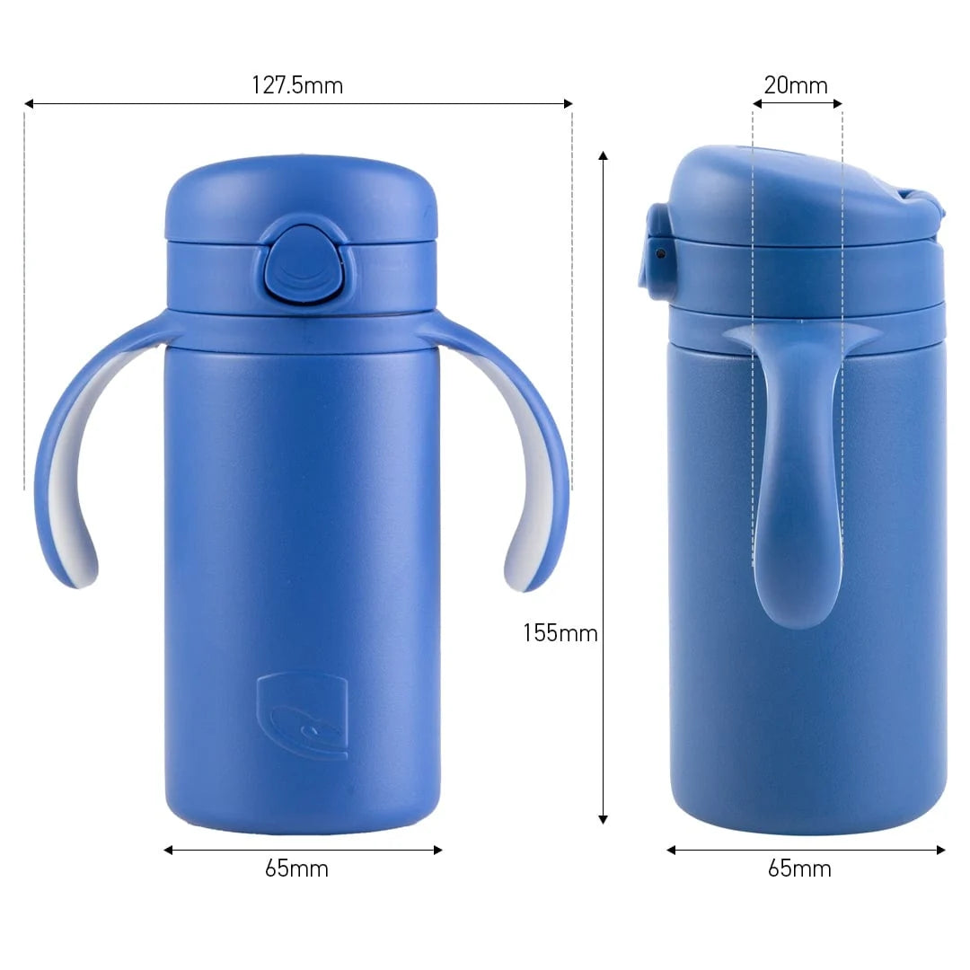 Hatchling Kids Flask in Faded Denim / 280ml