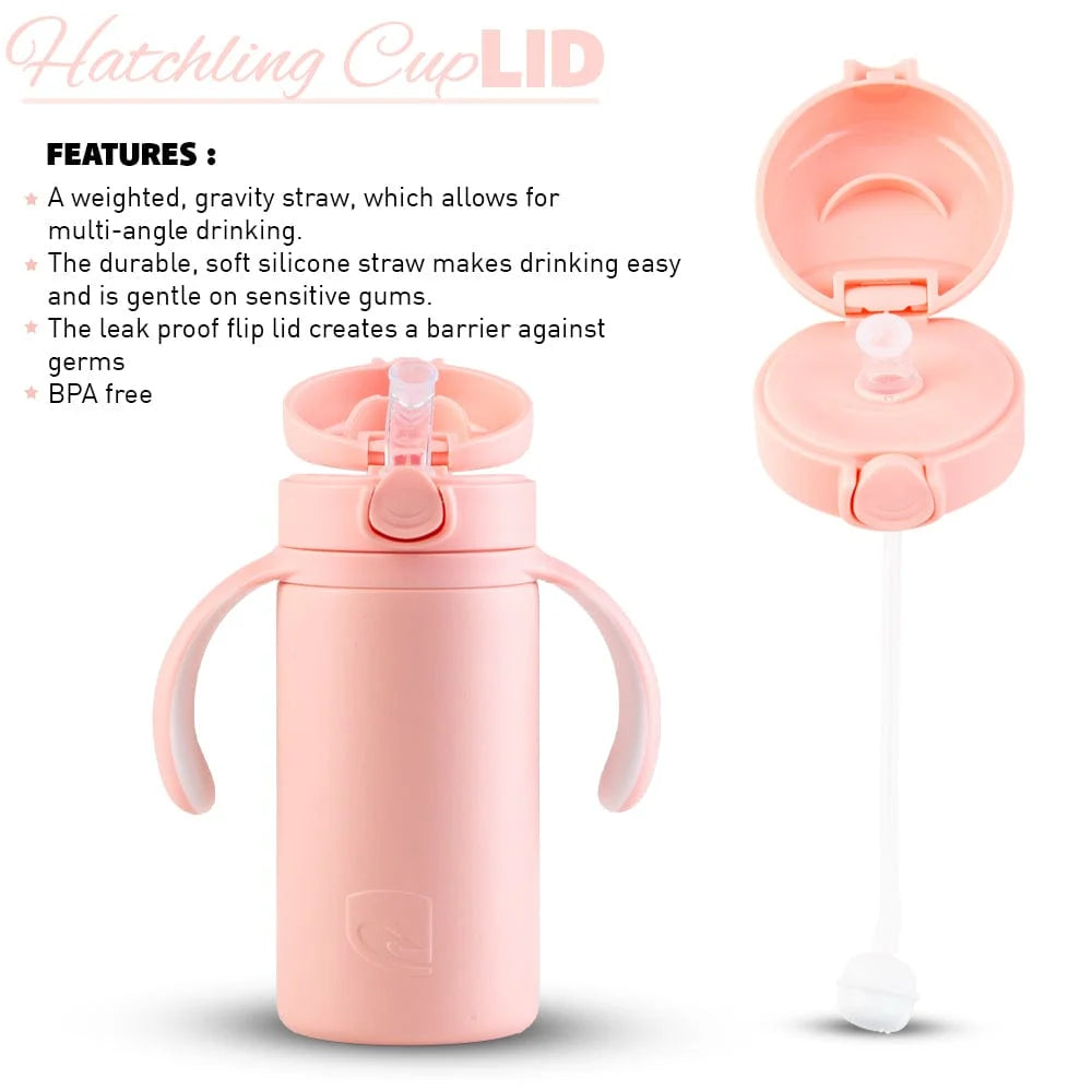 Hatchling Kids Flask in Faded Denim / 280ml