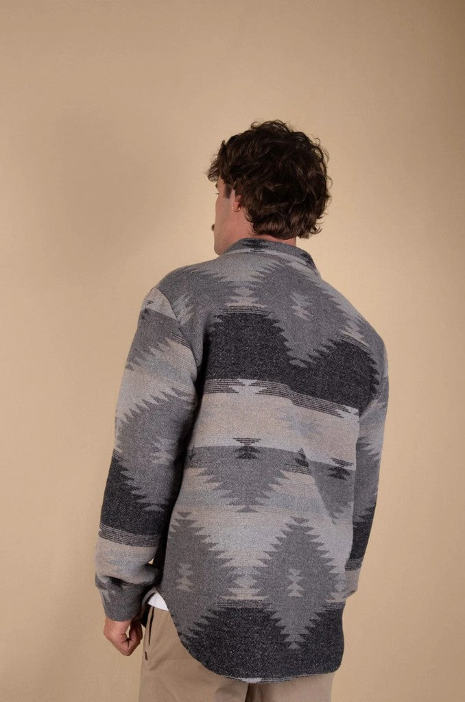 Iquano LS Shacket in Grey