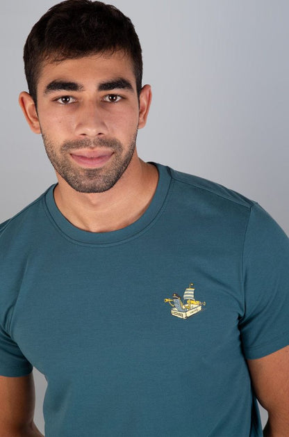 Jensen SS Tee in Teal