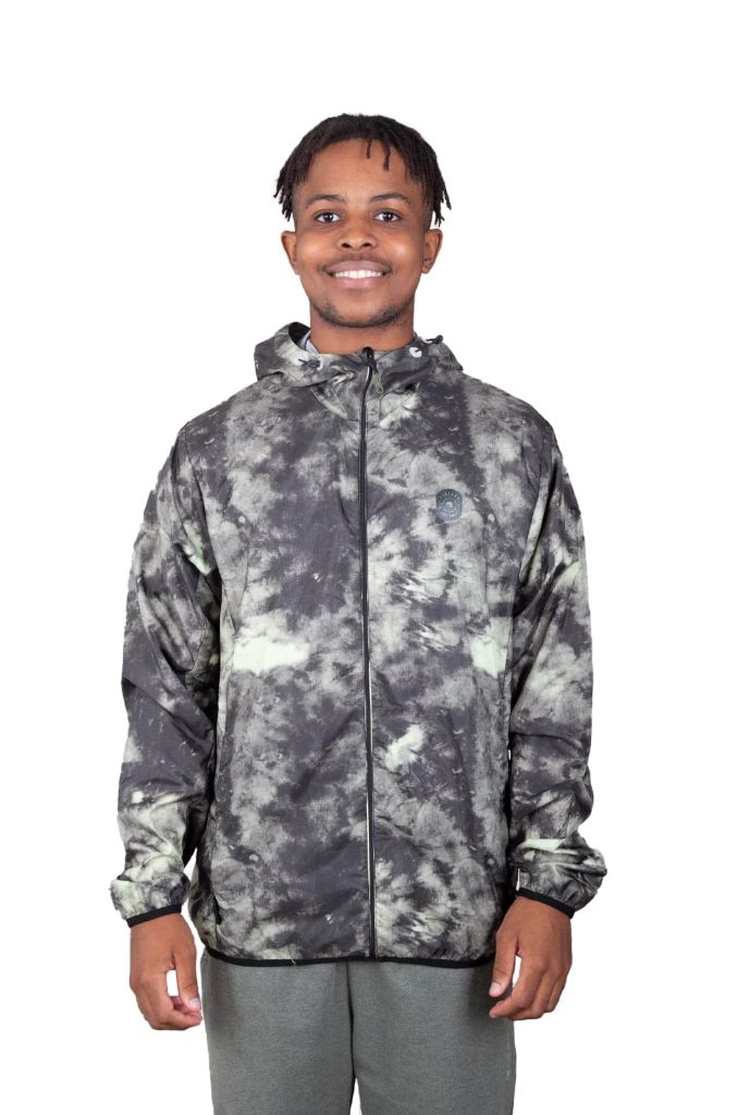 Kean Pocketable Parka in Tie Dye