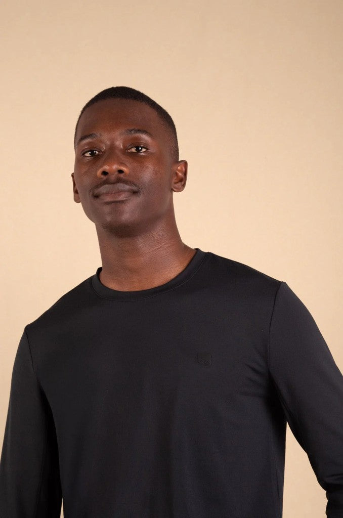 Moller LS Box Tee in Black