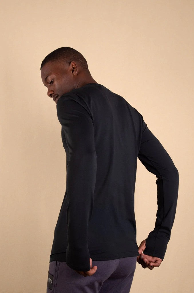 Moller LS Box Tee in Black