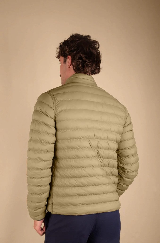 Oposs Reversible Puffer Jacket in Urban Chic / Antique Bronze