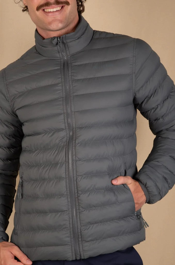 Oposs Reversible Puffer Jacket in Urban Chic / Antique Bronze