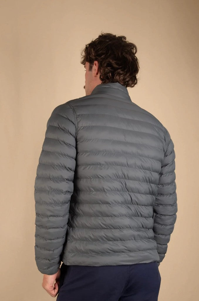 Oposs Reversible Puffer Jacket in Urban Chic / Antique Bronze