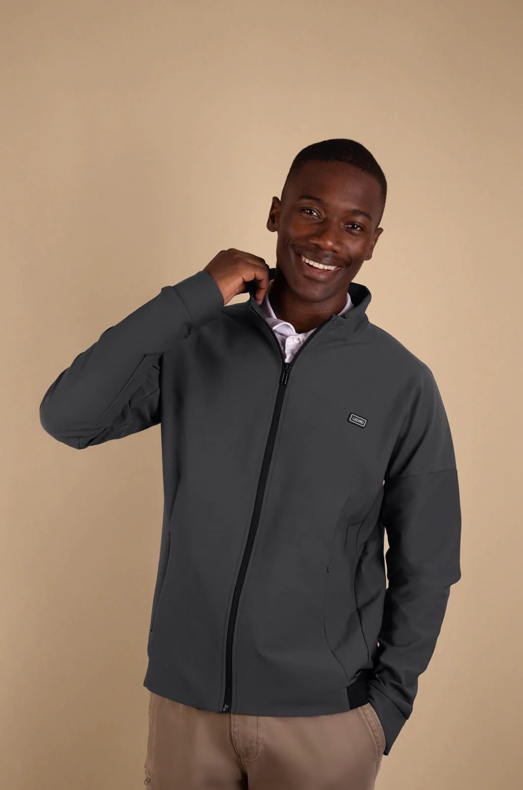 Patri Zip Through in Grey