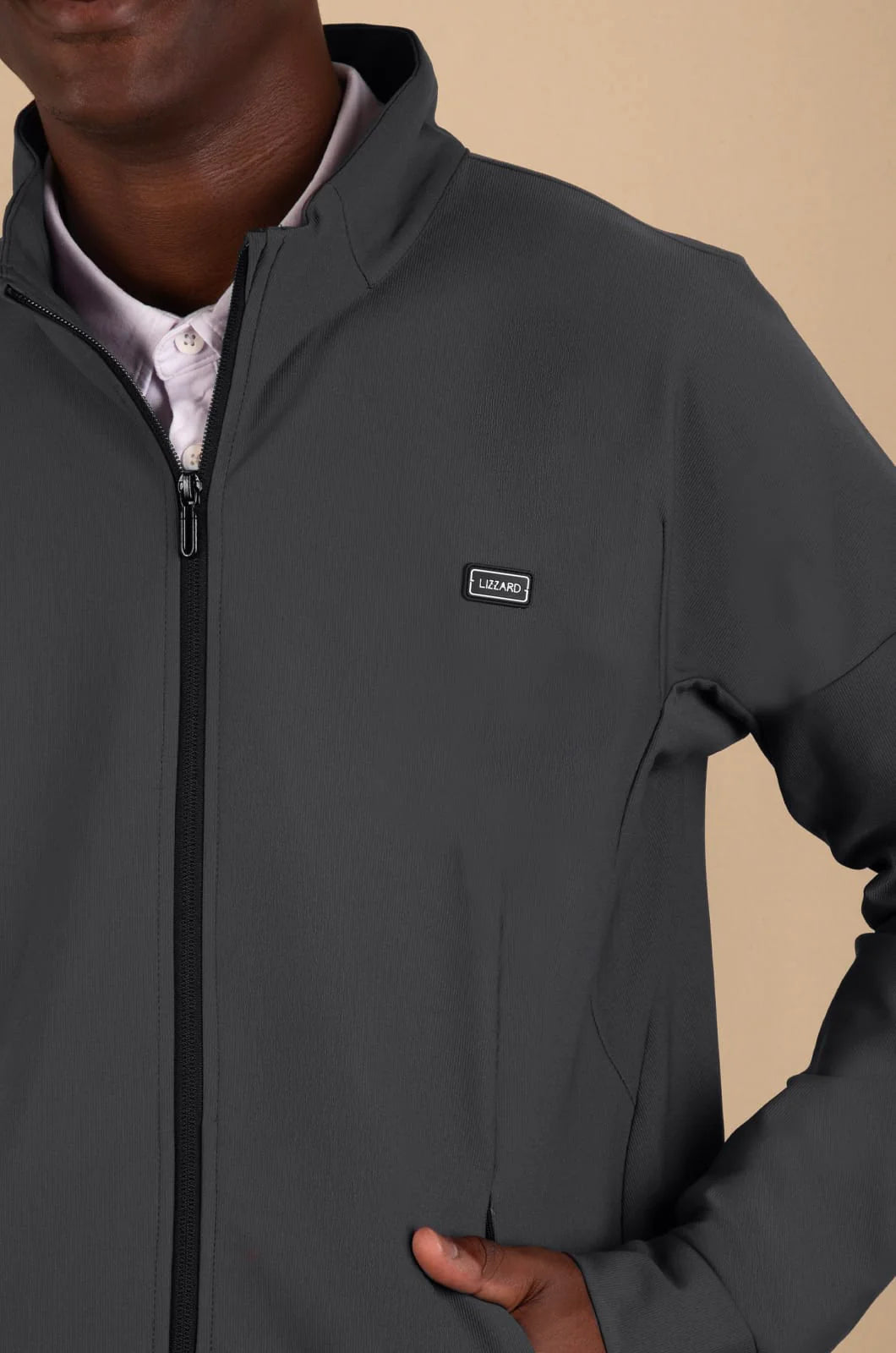 Patri Zip Through in Grey