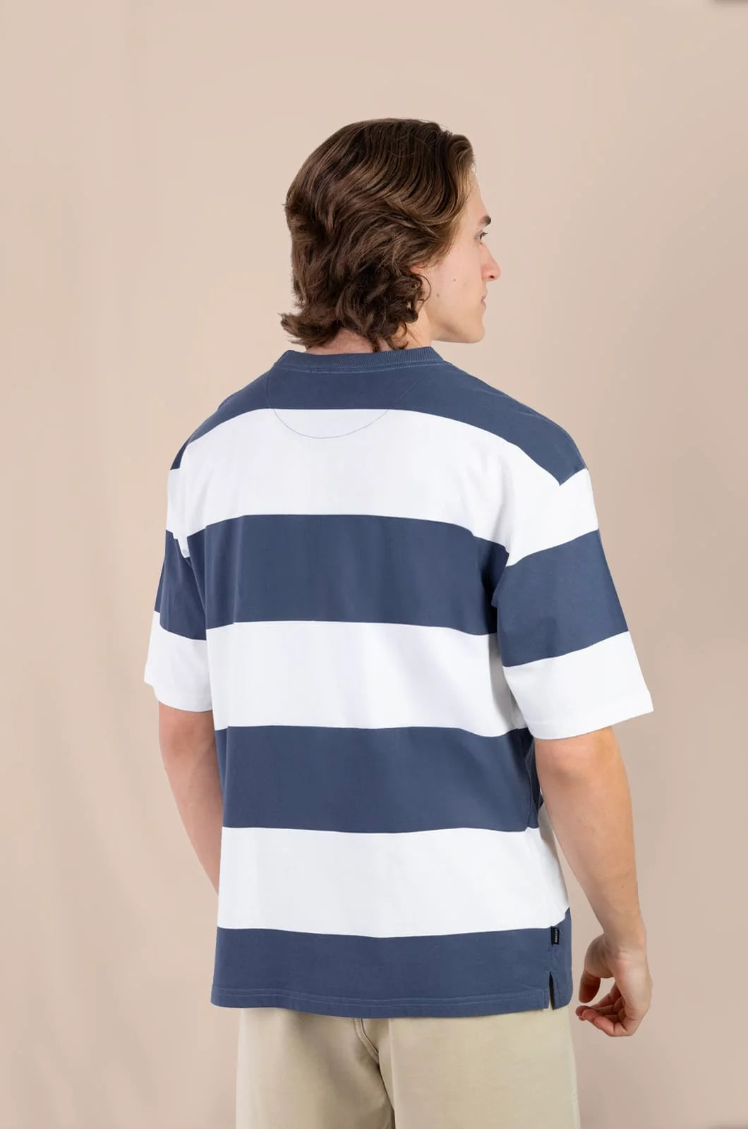 Sami SS Tee in Thick Stripe