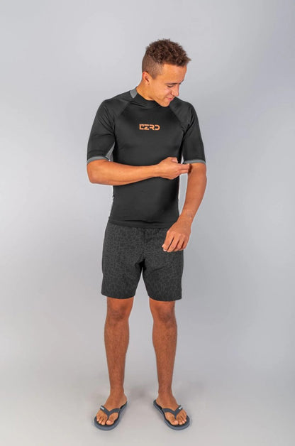 Torry Mens SS Rashie in Black