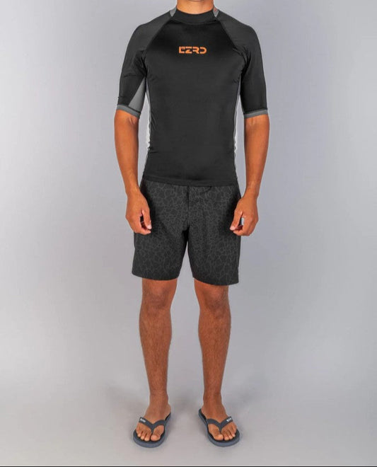 Torry Mens SS Rashie in Black