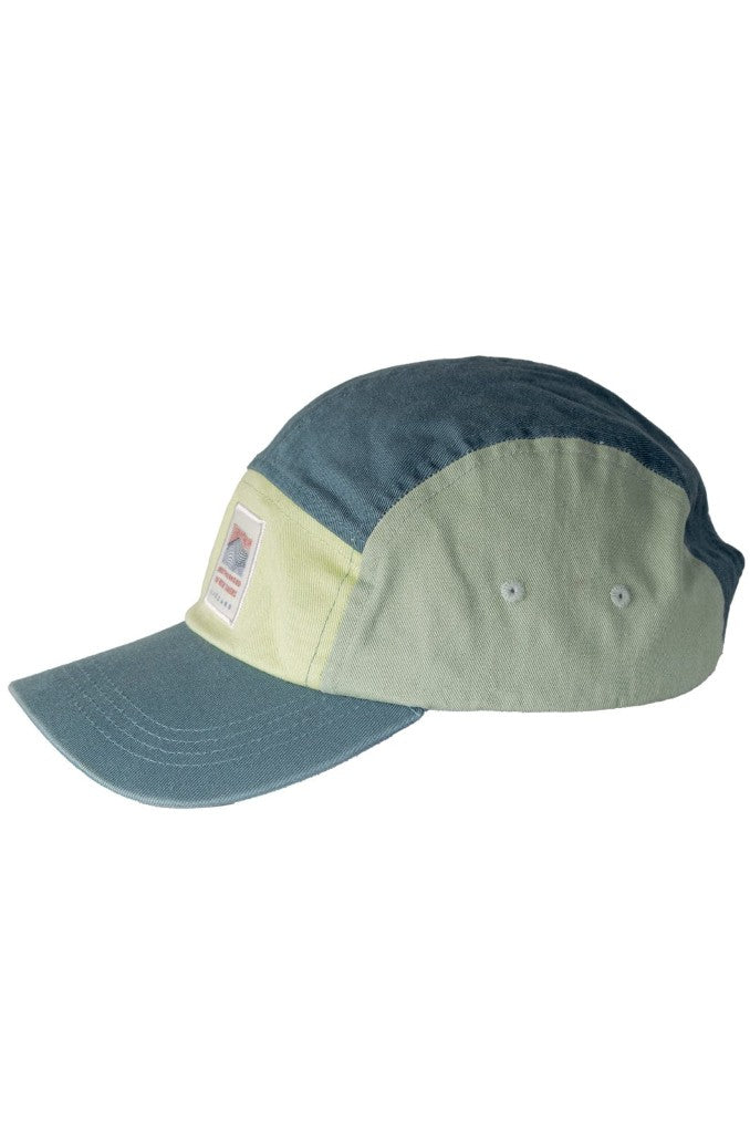 Turin Cap in Green Colour Block