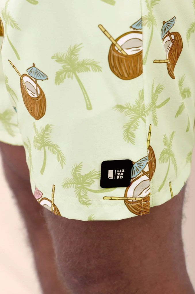 Vince Elasticated Boardie in Coconuts