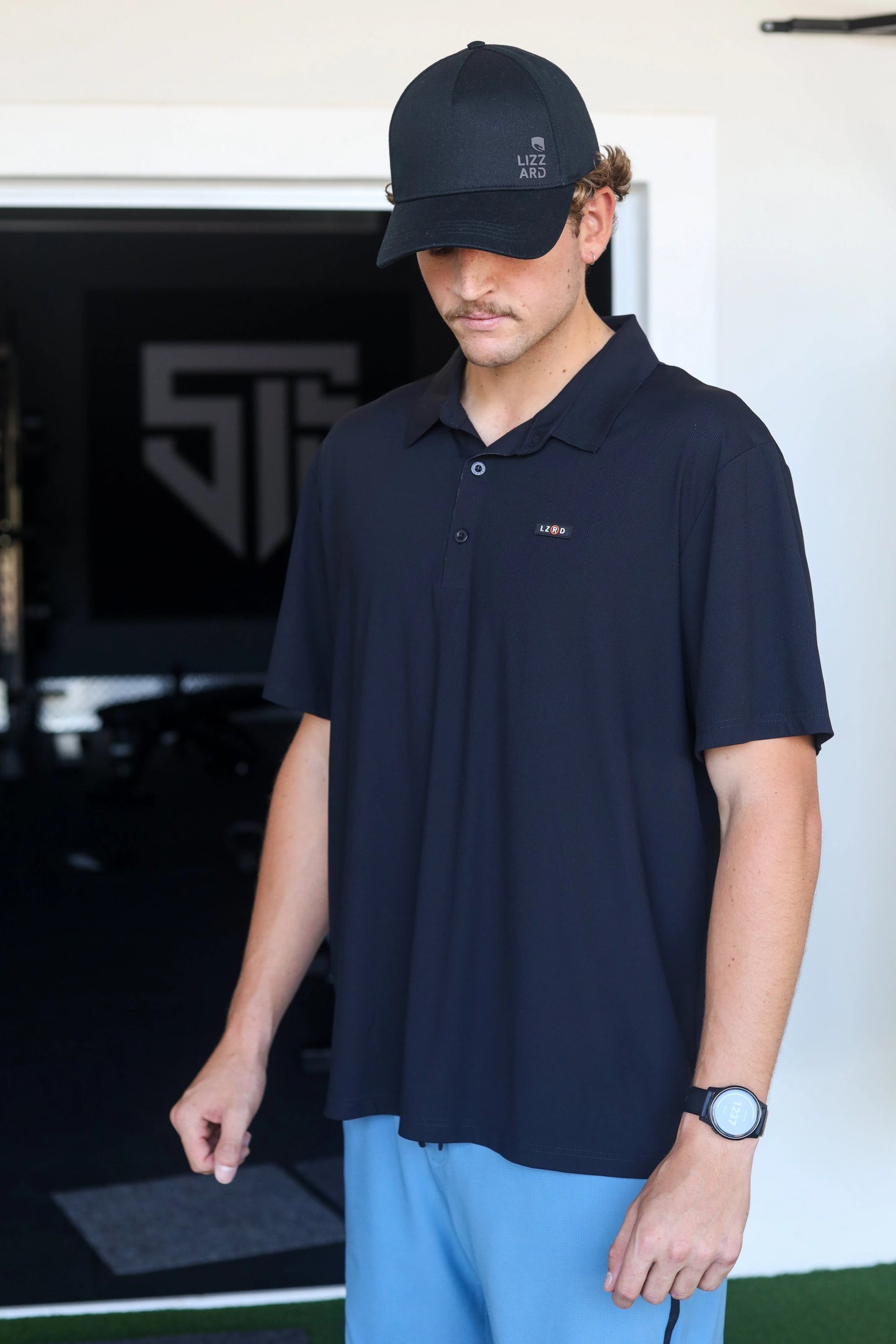 Warrior SS Polo in Black