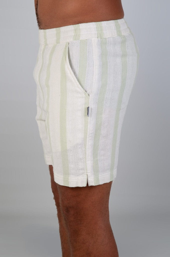 Wavile Walkshort in Green Stripe