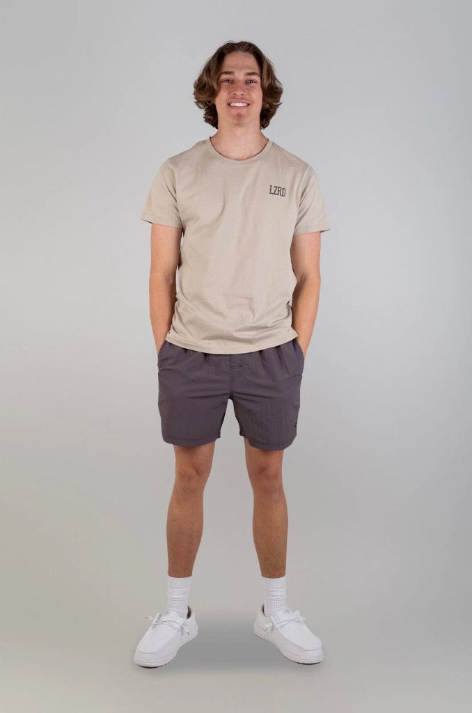 Yazoo SS Tee in Plazza Taupe
