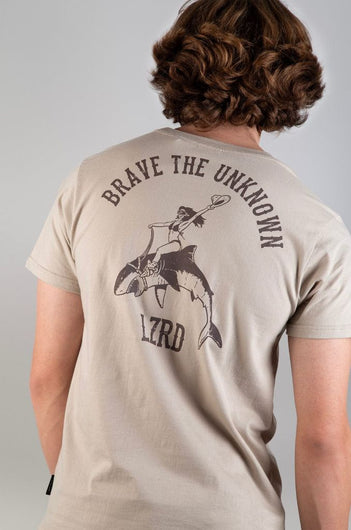 Yazoo SS Tee in Plazza Taupe