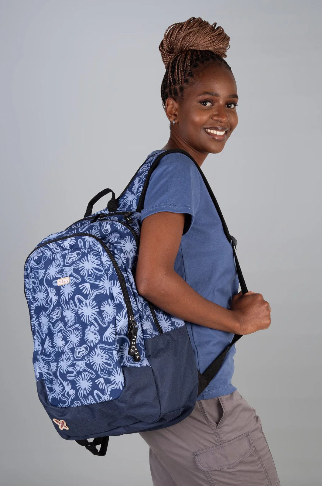 Allitza Backpack in Navy Resort / 34L
