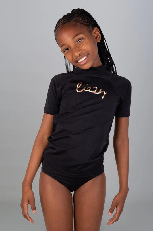 Candiru Girls SS Rashie in Black