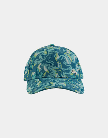 Dimosara Cap in Teal Floral