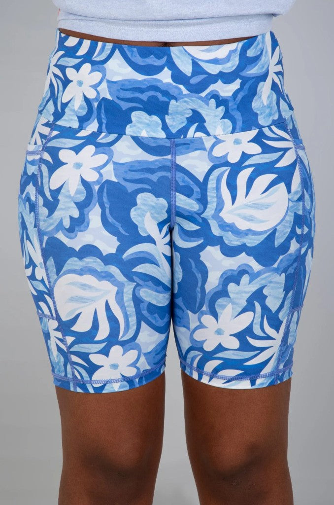 Ecua Short Legging in Shaded Tropics