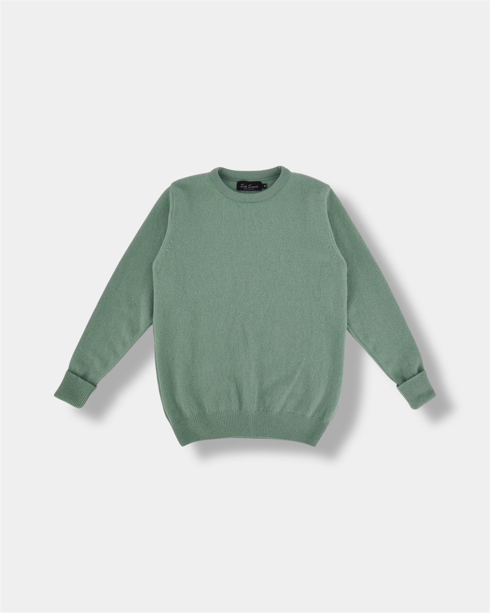 Lambswool Crewneck Sweater in Cool Mint
