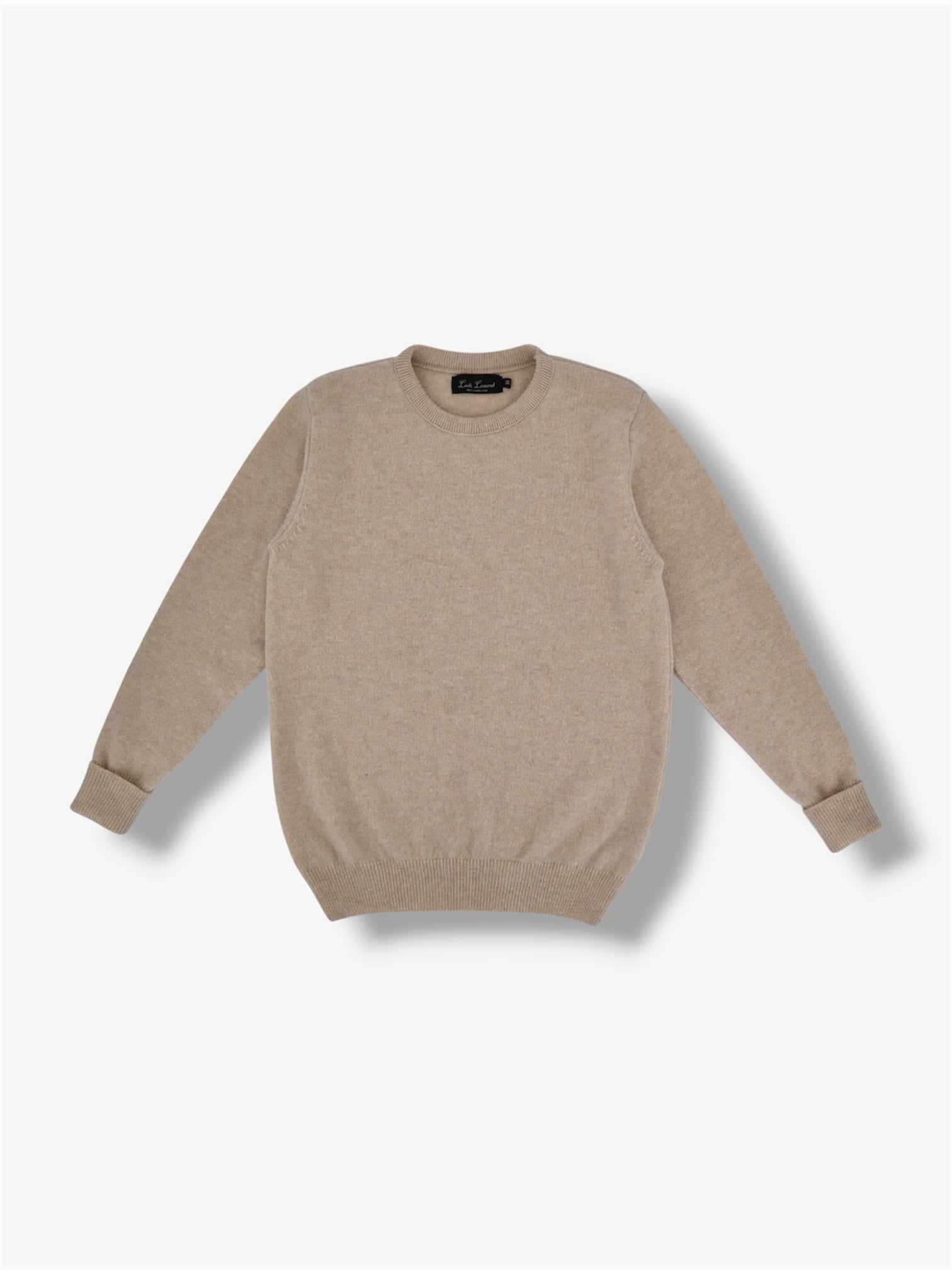 Lambswool Crewneck Sweater in Angora