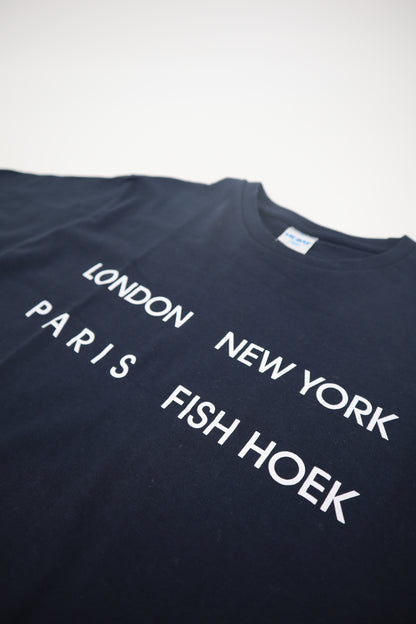 London / New York / Paris / Fish Hoek Tee