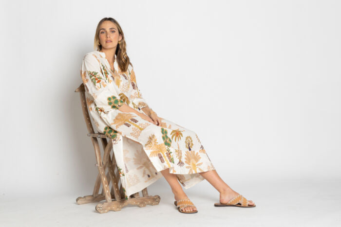 Amrita Midi Dress in White